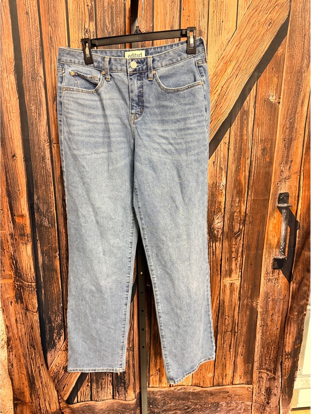 Edited by Remibader Light Blue Straight Leg Jeans Size 4